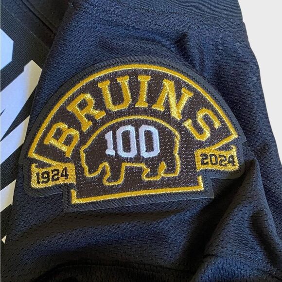 NWT Boston Bruins Centennial David Pastrnak Sz S Breakaway Home Jersey Fanatics - Picture 13 of 16